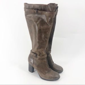 Born Gemini Heeled Boots Brown Size 7.5